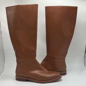 Loft brown camel knee high riding boots size 8.5